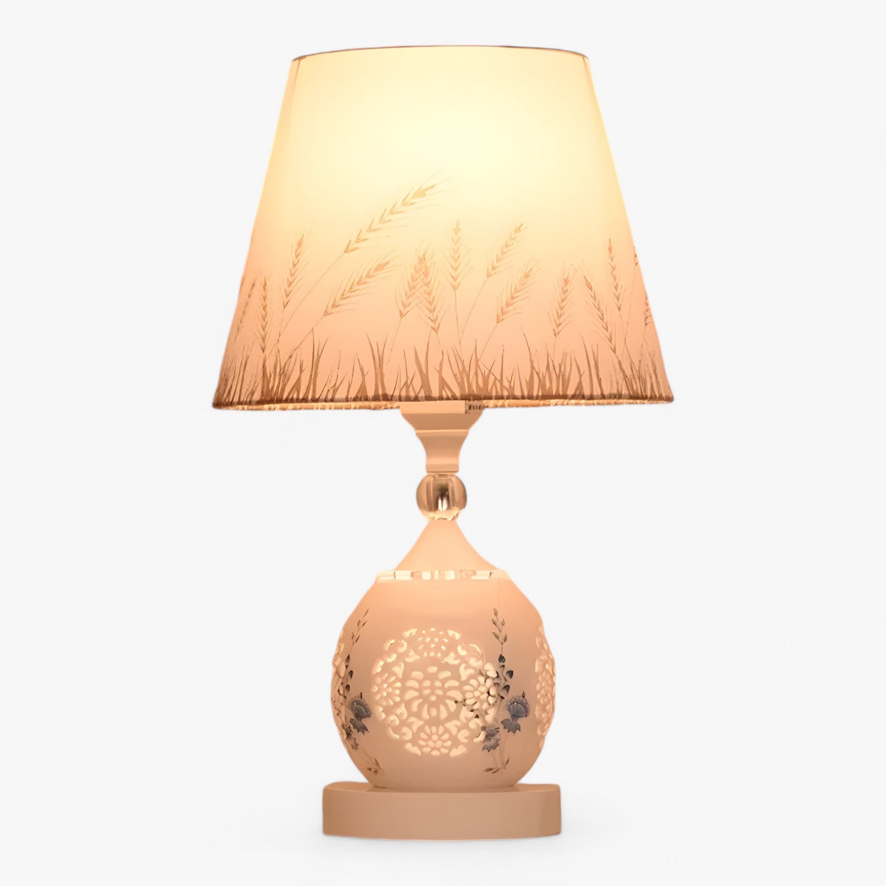 home & garden : EuroCrystal | Tafel lamp van kristal in Europese stijl - Elegante en romantische decoratieve verlichting voor nachtkastje in D van Pantinoshop