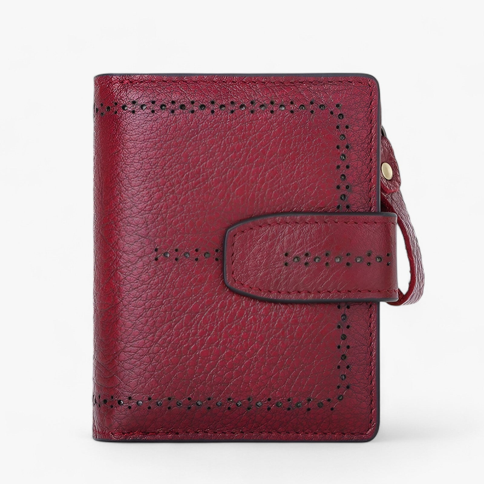 bags : Beatriz | Compacte RFID-blokkerende leren portemonnee met rits en ID-venster in van Pantinoshop