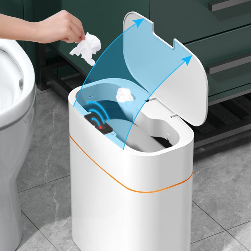 home & garden : Smart Prullenbak 13 L | Met infrarood sensor in van Pantino
