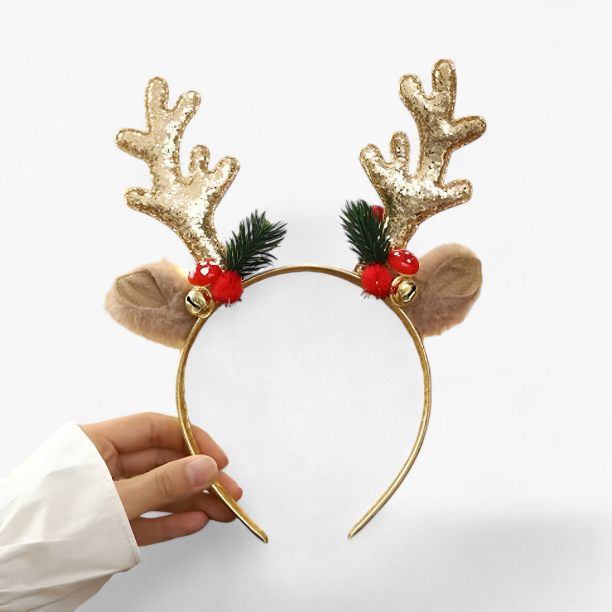 accessories : Emma | Kerst Diadeem met Hertengeweien - Feestelijke en Tedere Accessoire voor Kinderen in A van Pantinoshop