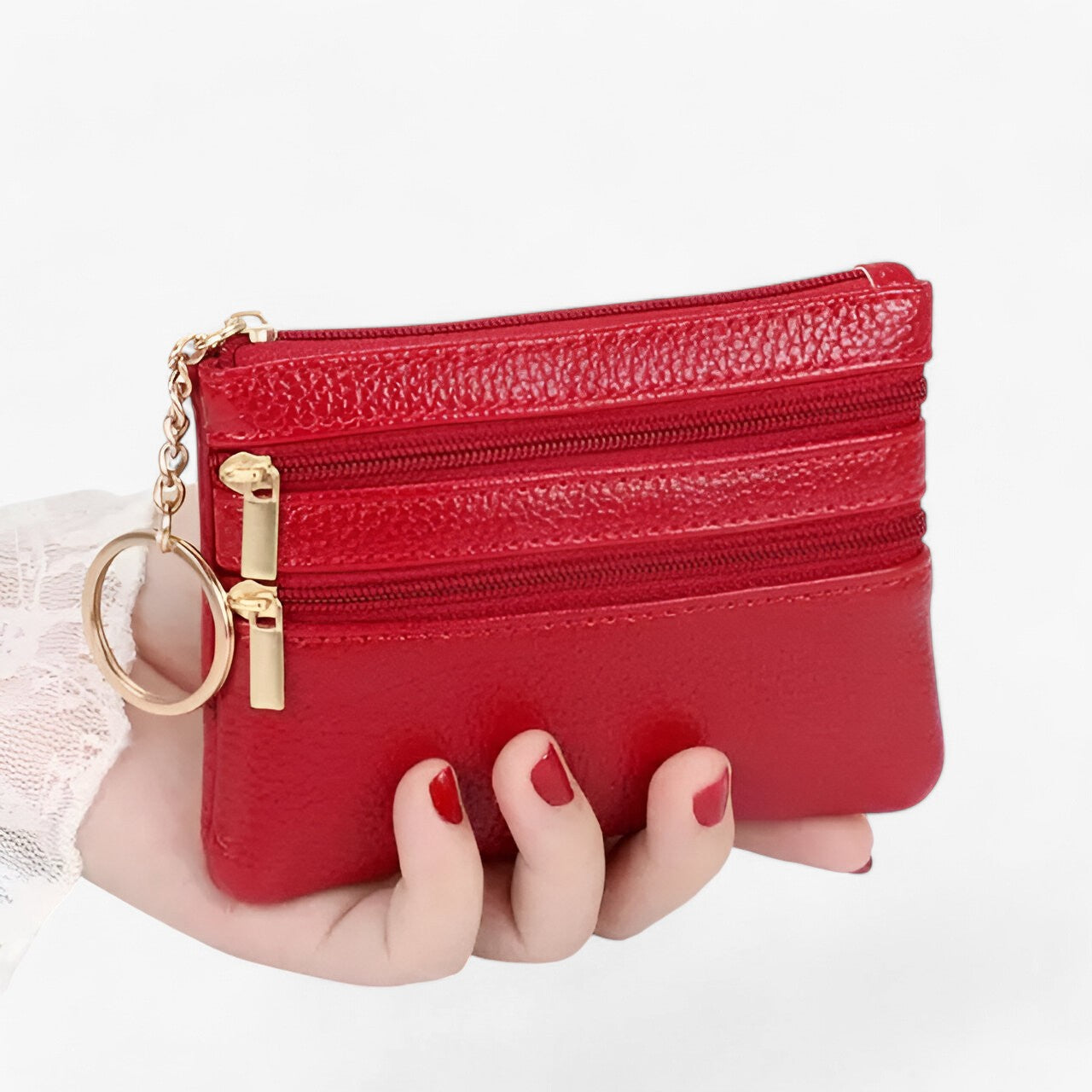 bags : Ghie| Schoudertas voor vrouwen – Compakt en elegant met drie ritsen in van Pantino