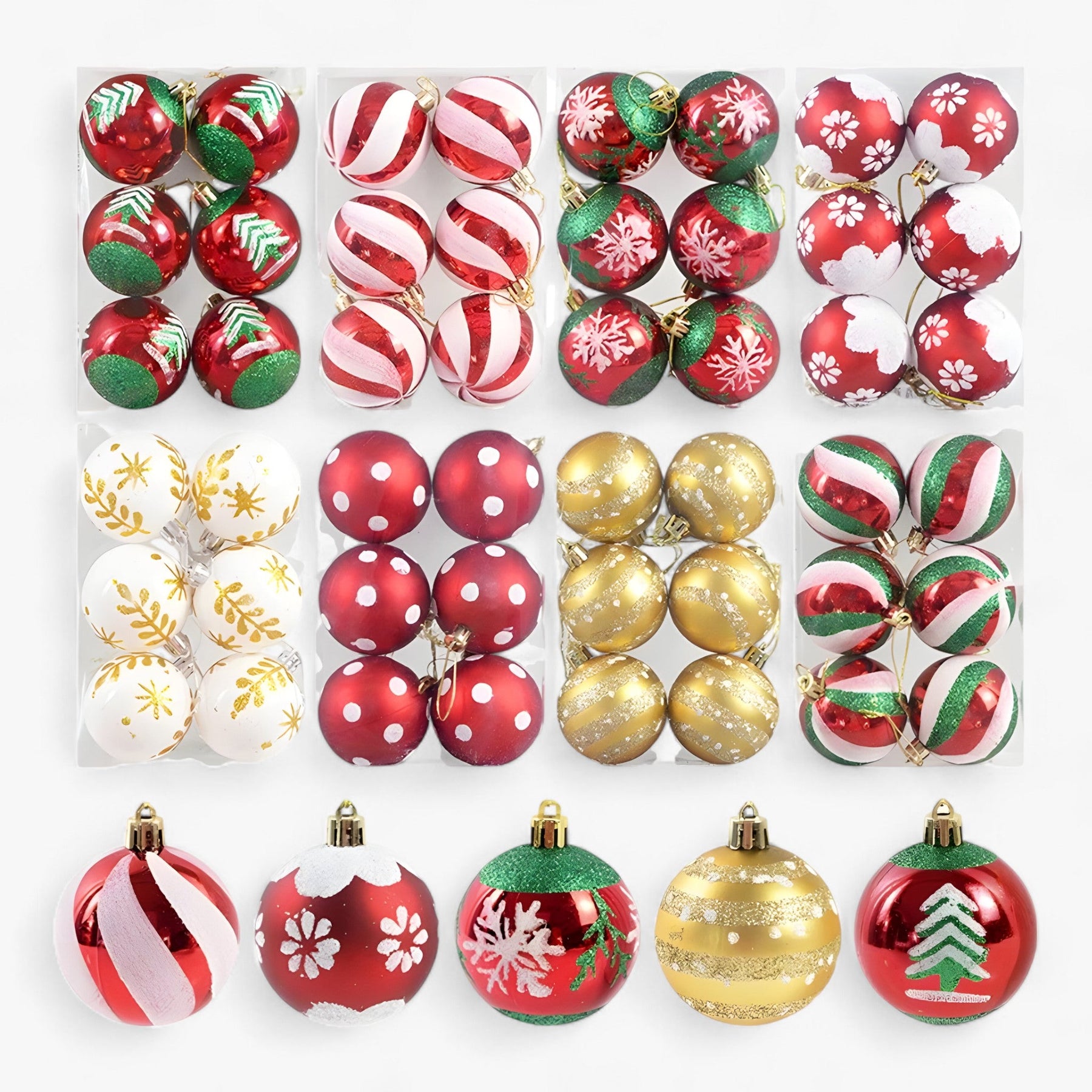 home & garden : Kerstmis | 6 stuks kerstballen - ideale decoratie voor de boom in van Pantinoshop