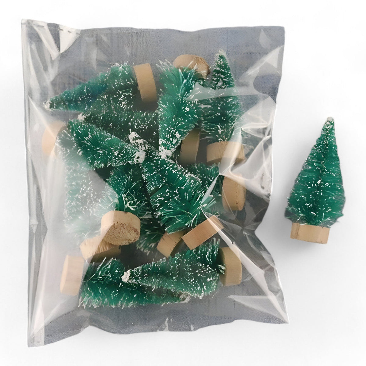 home & garden : Kerstliefhebber | 12PCS Mini Kerstbomen - Leuk en Feestelijk DIY Decor voor Huis en Kantoor in Groen zak van 12PCS van Pantinoshop