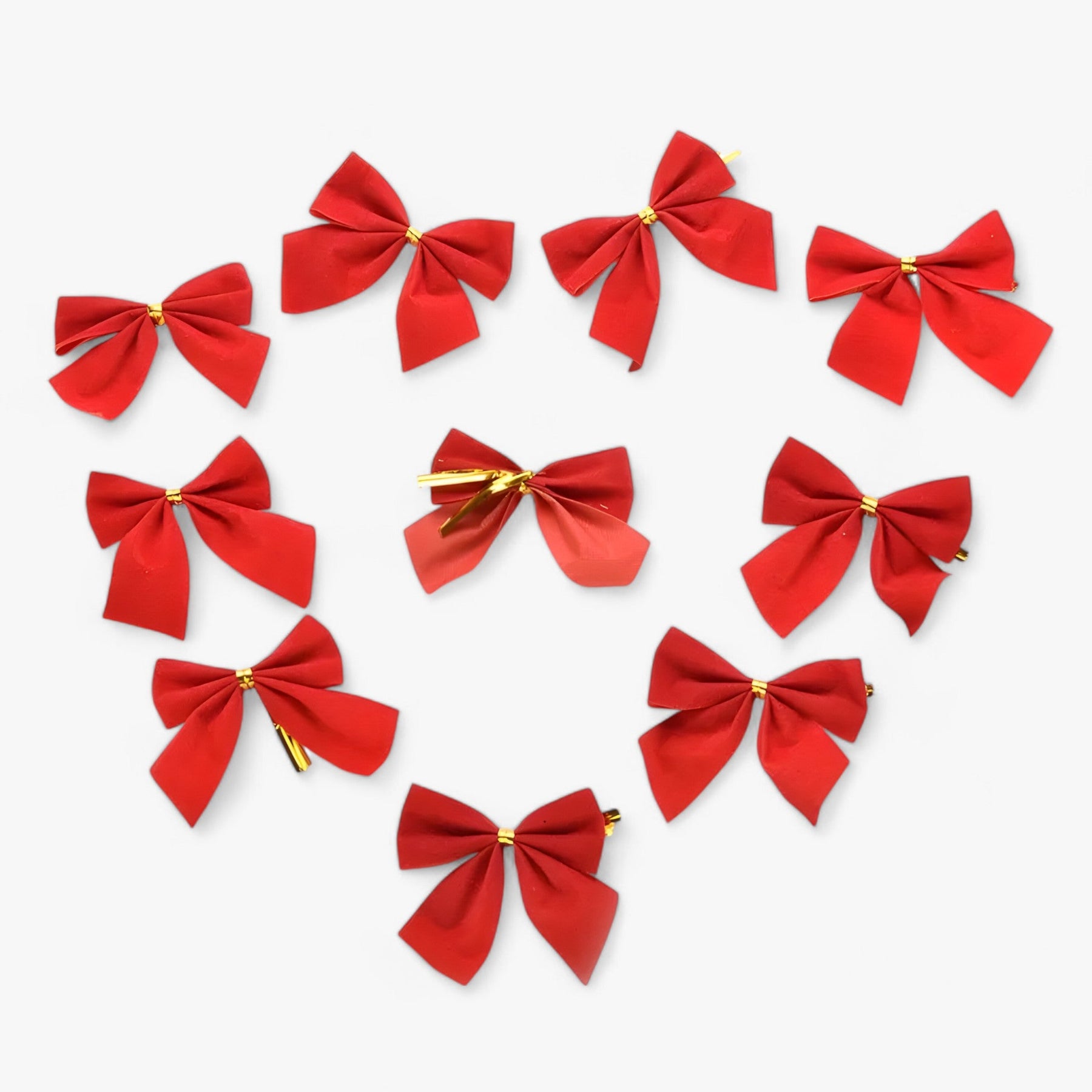 home & garden : Kerstdecorateur | 12 Rode Strikken - Festieve en Elegante Decoratie voor de Kerstboom in van Pantinoshop