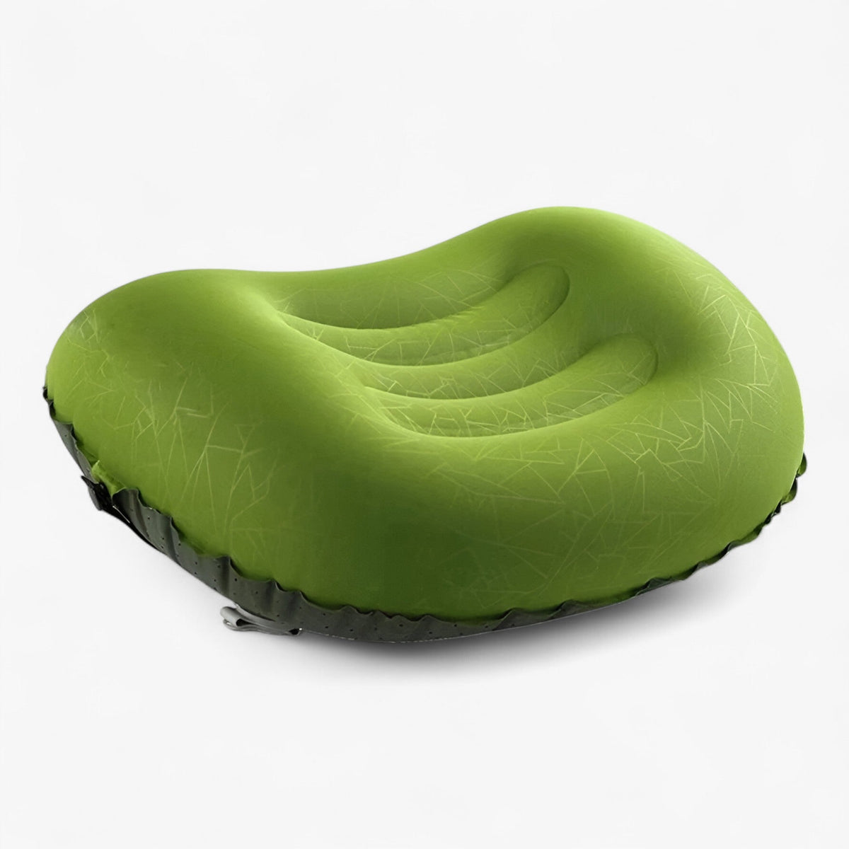 : Opblaasbaar Campingkussen voor Nekondersteuning in Groen van Pantinoshop