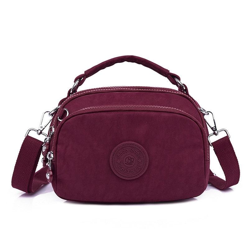 0 : Lauren | Crossbody Tas in Bordeaux van Pantino