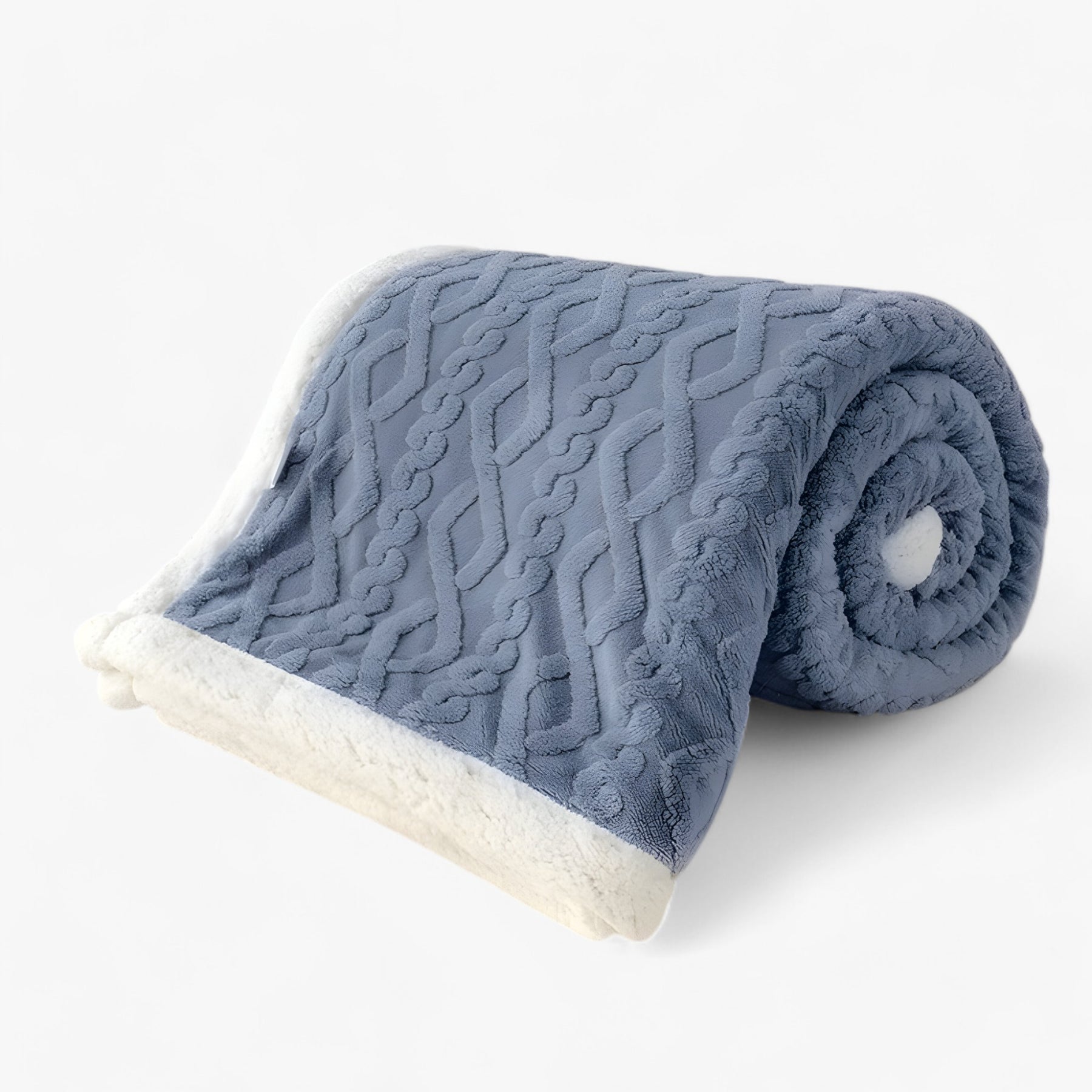 home & garden : Nora | Dubbel Dikke Winterdeken - Super Zacht en Warm in Blauw van Pantinoshop