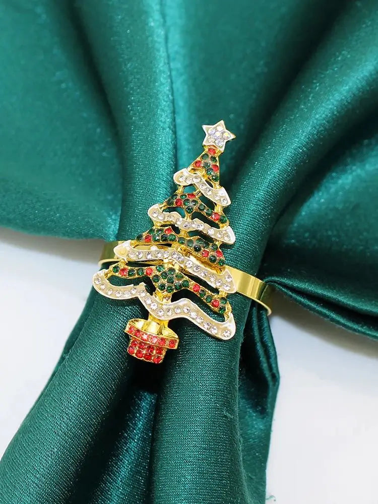 home & garden : Vakantie Elegantie | 6 Kerstservettenringen met Dennenappels - Perfect in N van Pantinoshop