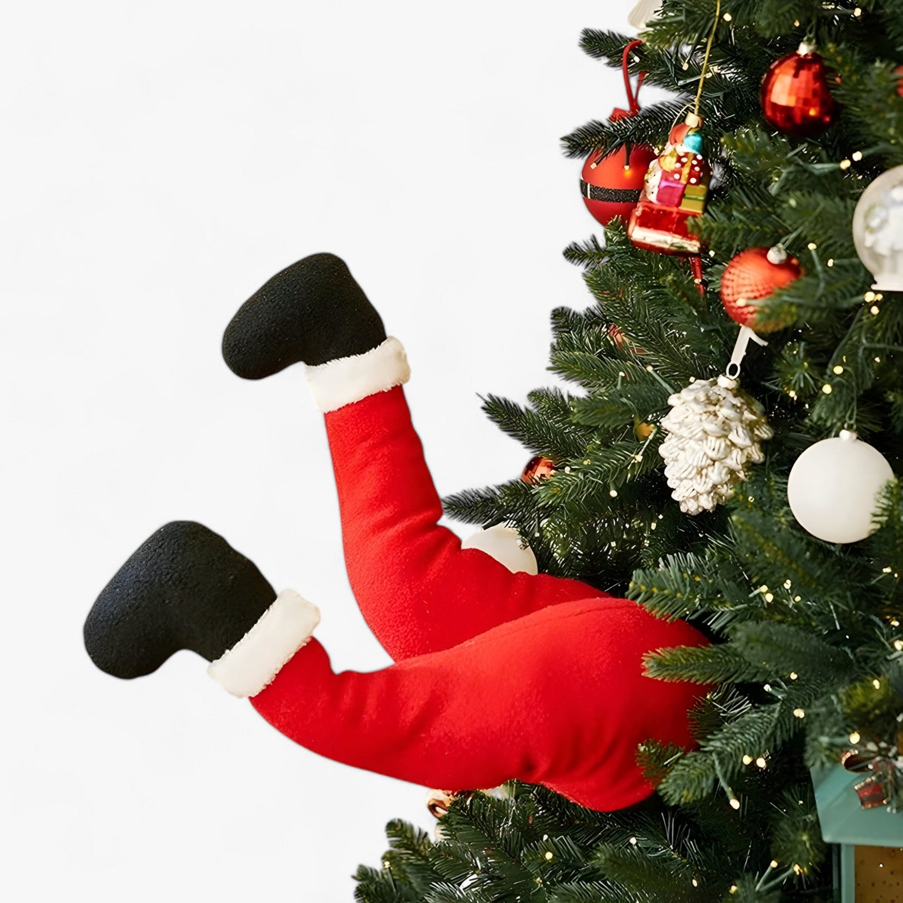 home & garden : SantaHug | Kerstornament 105 cm - Voeg een leuk tintje toe aan uw boom in 38cmx21cmx16cm van Pantino