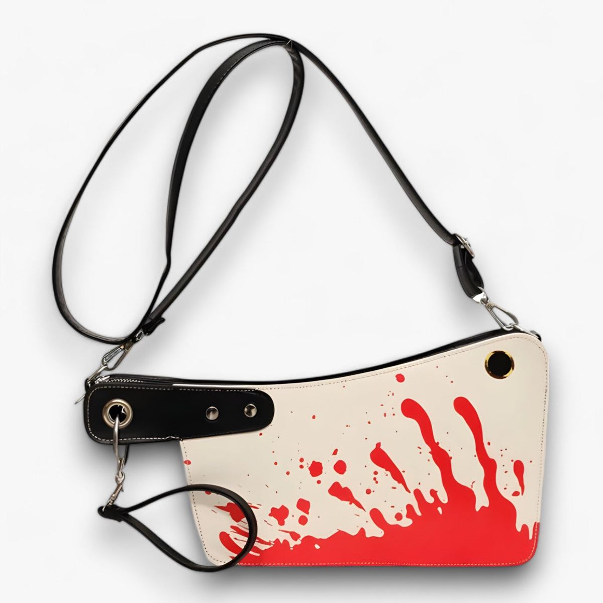 bags : Snij | Knife-schoudertas - Perfect voor een geweldige Halloween-outfit in Wit van Pantino