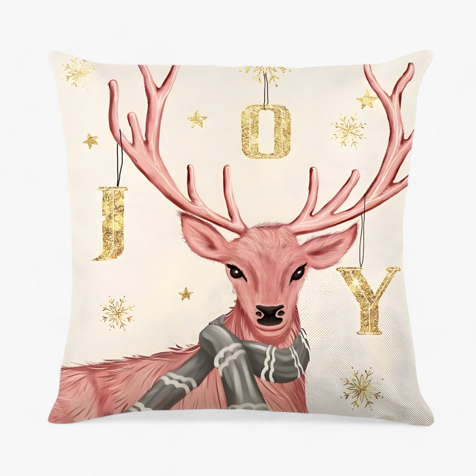 home & garden : Frosty | Housse de Coussin en Lin de Noël - Décor Festif et Confortable pour la Maison in 30 van Pantinoshop