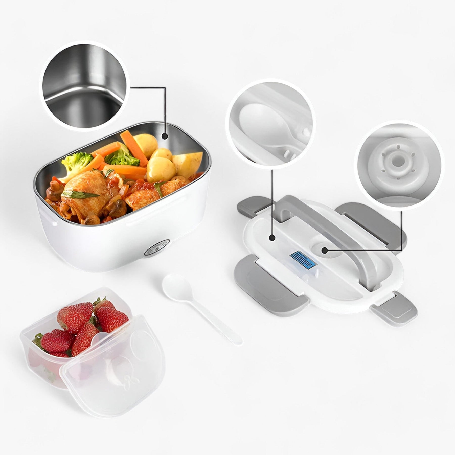 gadgets : FreshHeat | Elektrische Lunchbox - Draagbare voedsel verwarmers voor kantoor en school in van Pantinoshop