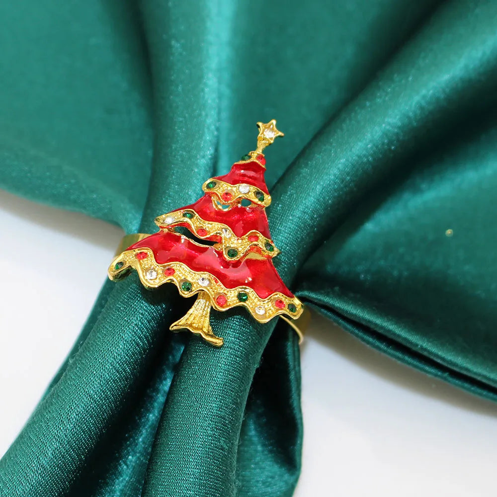 home & garden : Vakantie Elegantie | 6 Kerstservettenringen met Dennenappels - Perfect in 2 van Pantinoshop
