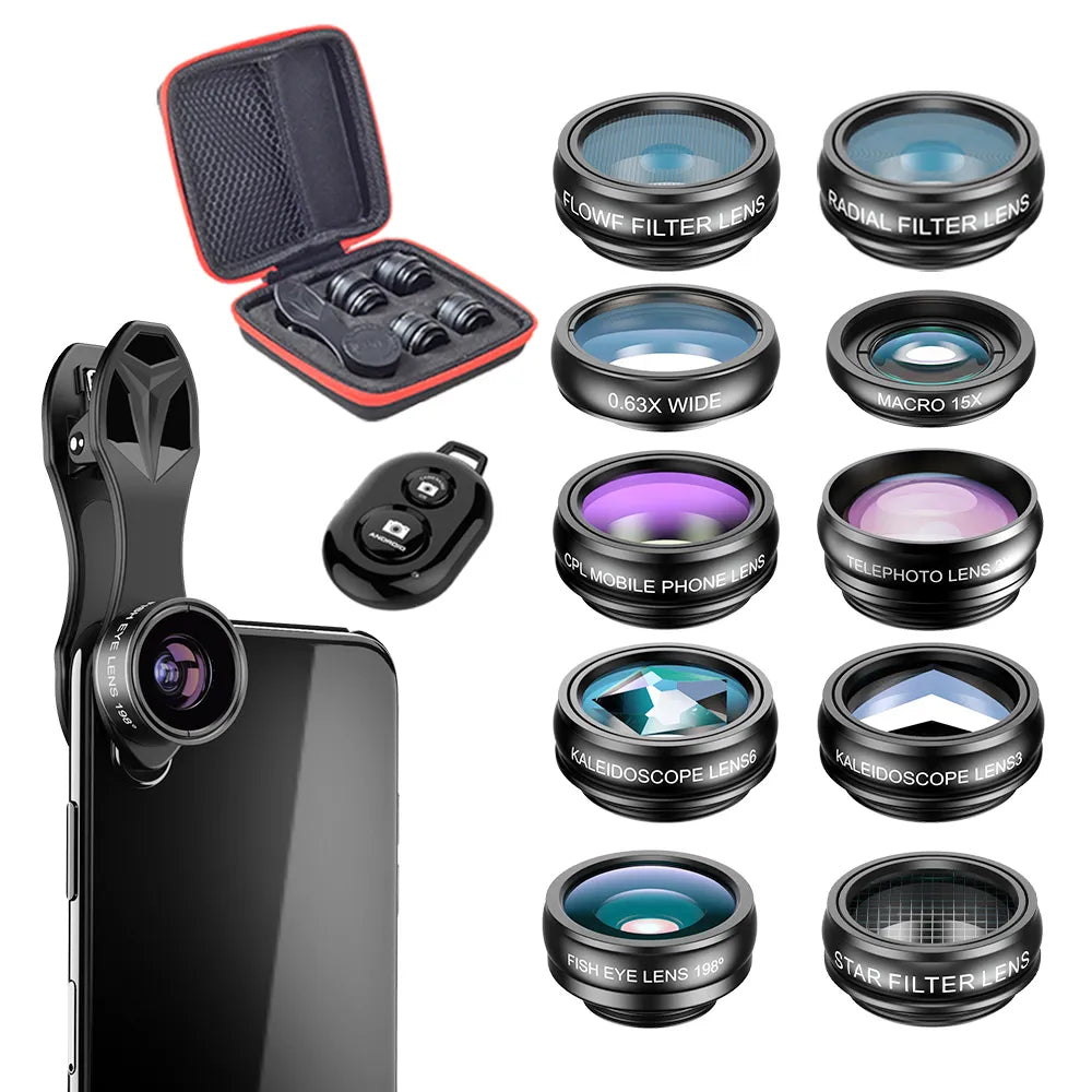 gadgets : VividView Camera Lens Kit - Upgrade de camera van je telefoon in seconden! in Camera Lens Kit + Afstandsbediening van Pantino