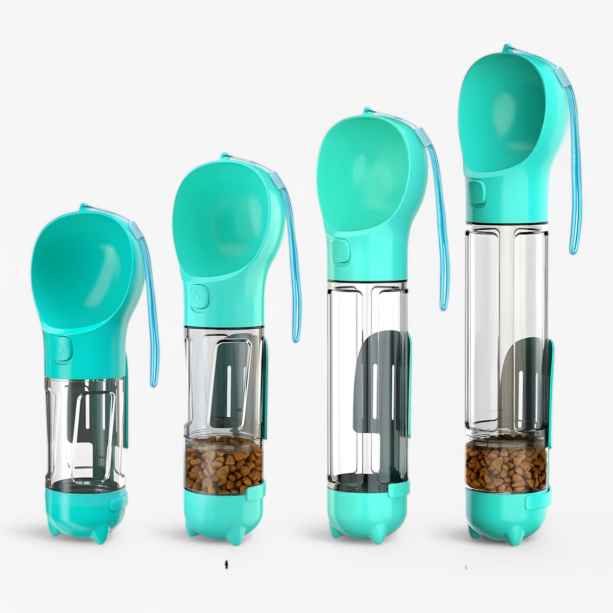 pets : 3 in 1 Honden Drinkfles™ | Alles wat je hond nodig heeft in één fles in Blauw van Pantino