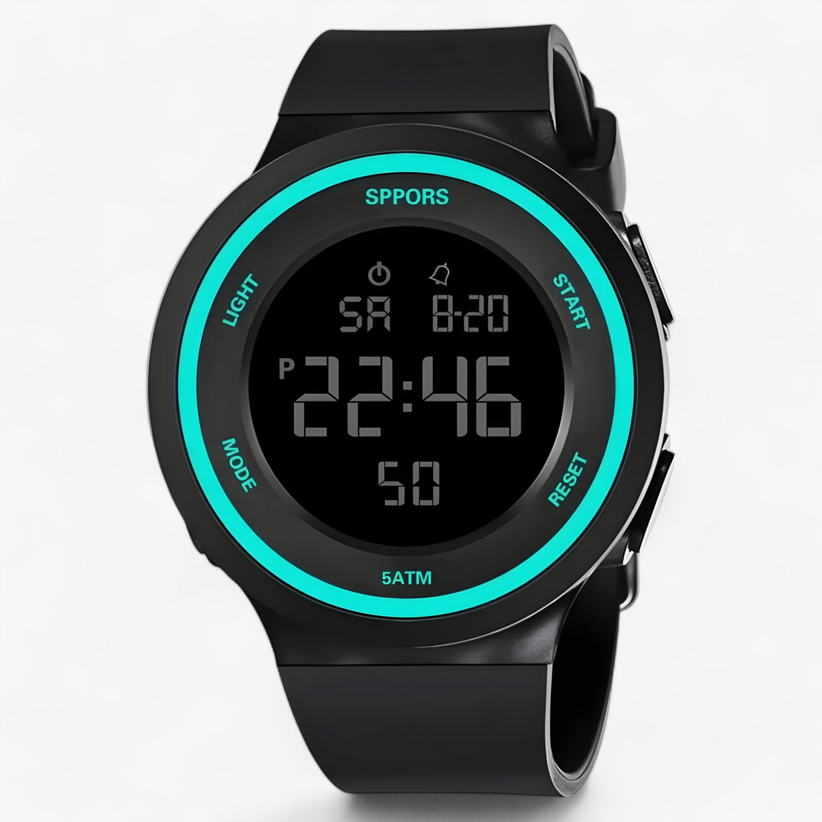 watches : Alex | Waterdicht & Stijlvol - Perfect voor Buitenavonturen in Cyaan van Pantinoshop