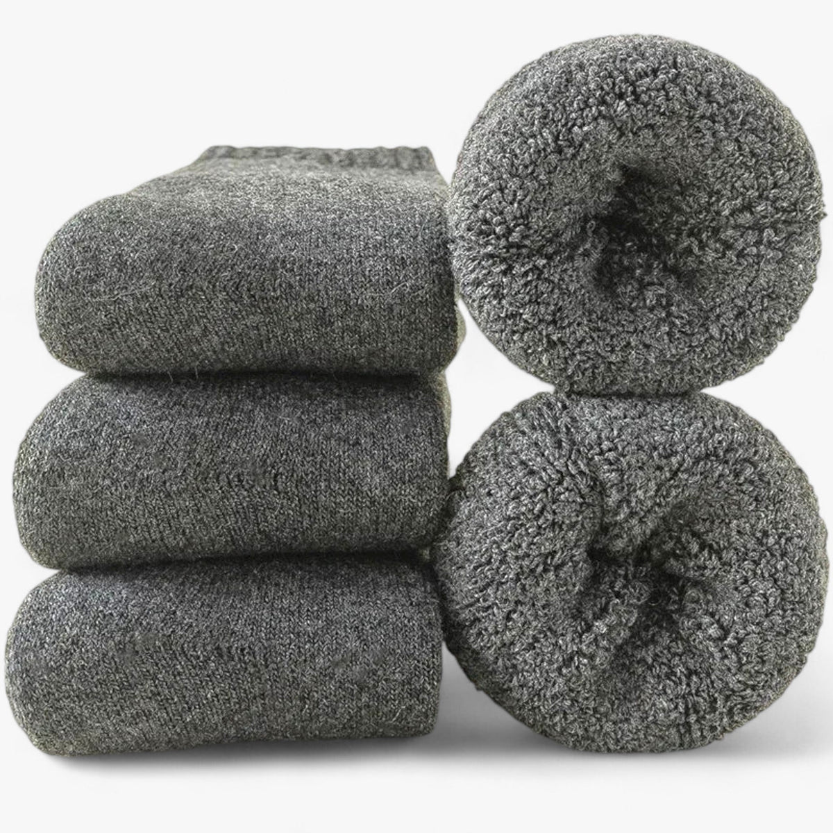 other : Jean | Thermowollen sokken - Comfortabel en veelzijdig in Donkergrijs van Pantinoshop