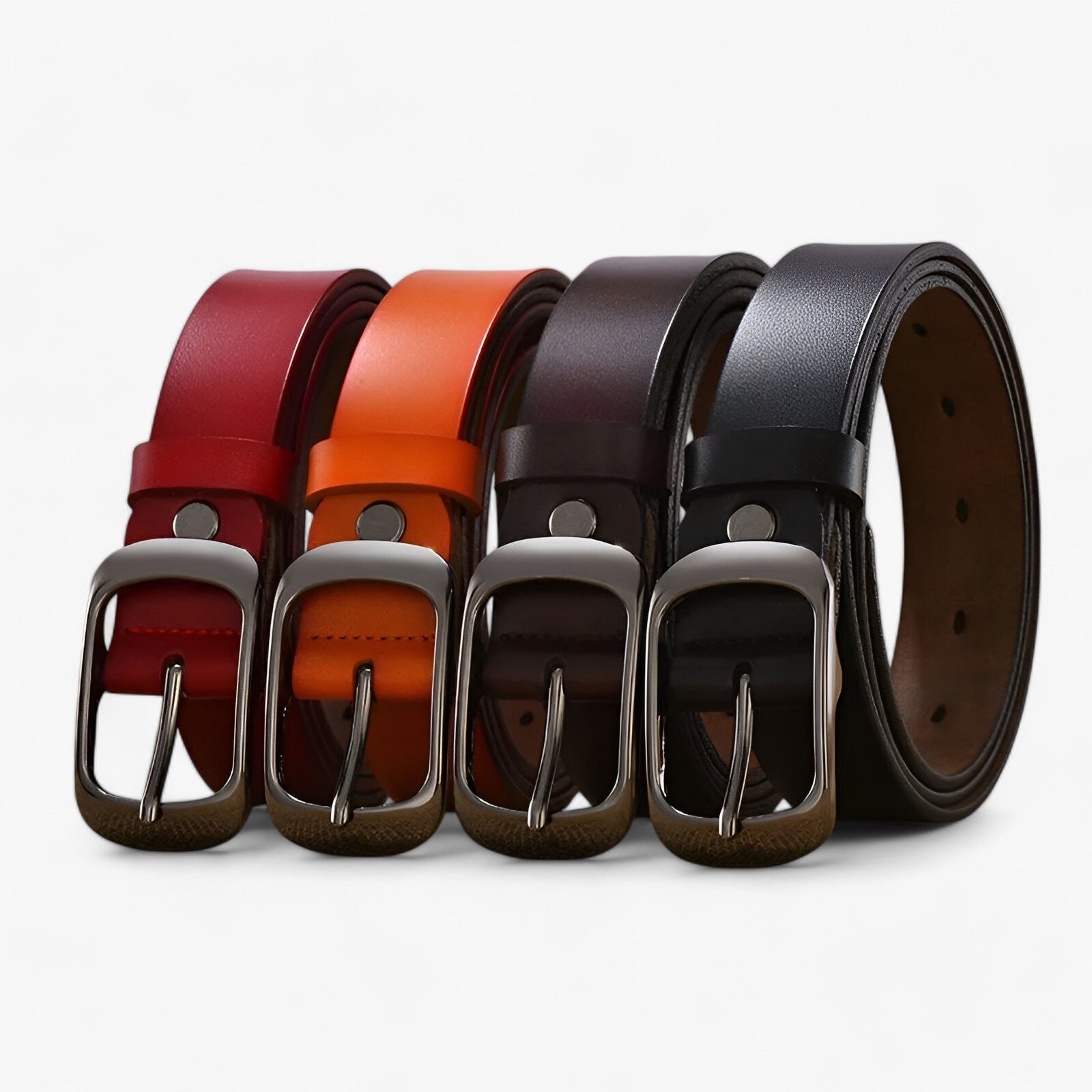 men's fashion : Kisha | Premium leren riem - Casual pasvorm voor jeans in van Pantino