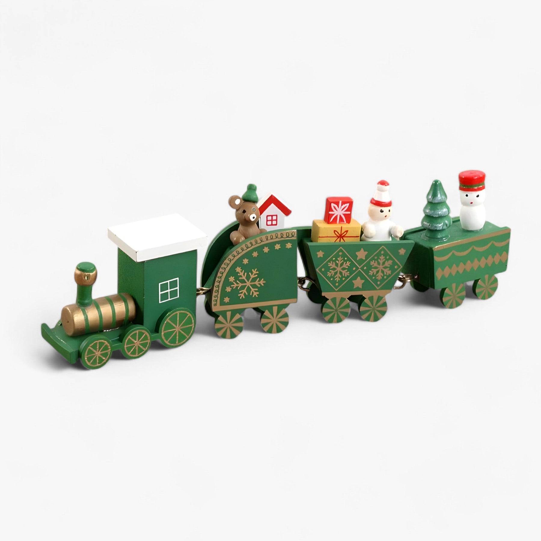 home & garden : Eigenzinnigheid | Kerst houten treinornament - feestelijk decor en cadeau voor kinderen in Stijl14 van Pantino