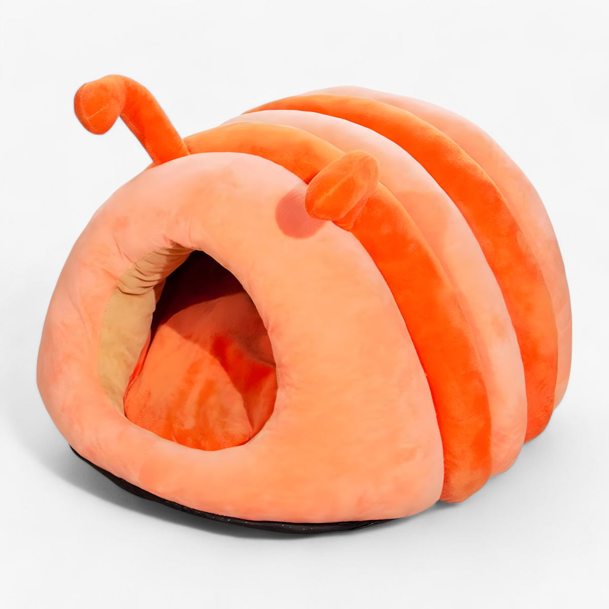 pets : SnuggleCave | Winter Huisdierennest - Warm en Knus in Oranje 50x40x30cm van Pantinoshop