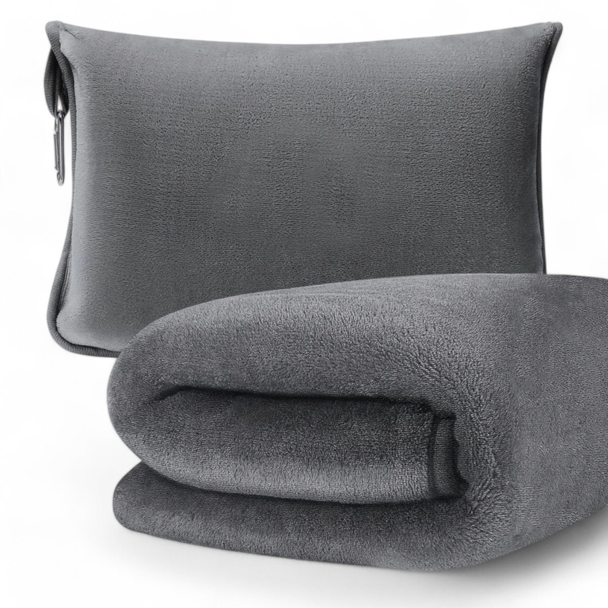 home & garden : Eva | Compacte Reisdeken - Comfort en Praktische Vakjes in Grijs van Pantinoshop