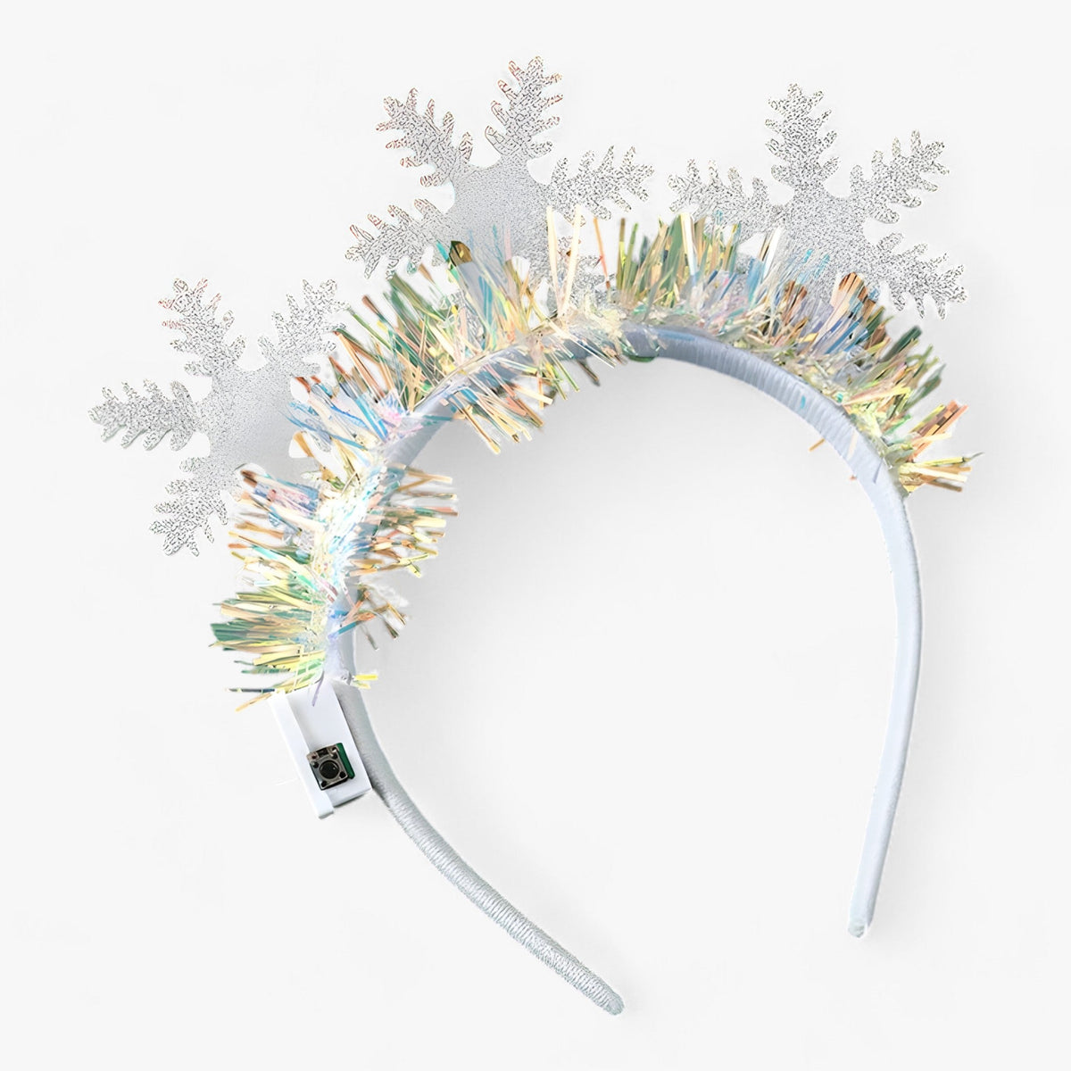 accessories : Twila | Kersttiara met sneeuwvlok LED-verlichting - Feestelijke hoofdband voor meisjes en vrouwen in 1 van Pantino