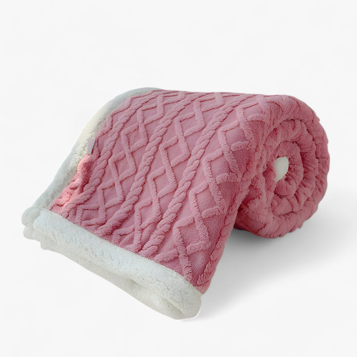 home & garden : Nora | Dubbel Dikke Winterdeken - Super Zacht en Warm in Cameo Roze van Pantinoshop