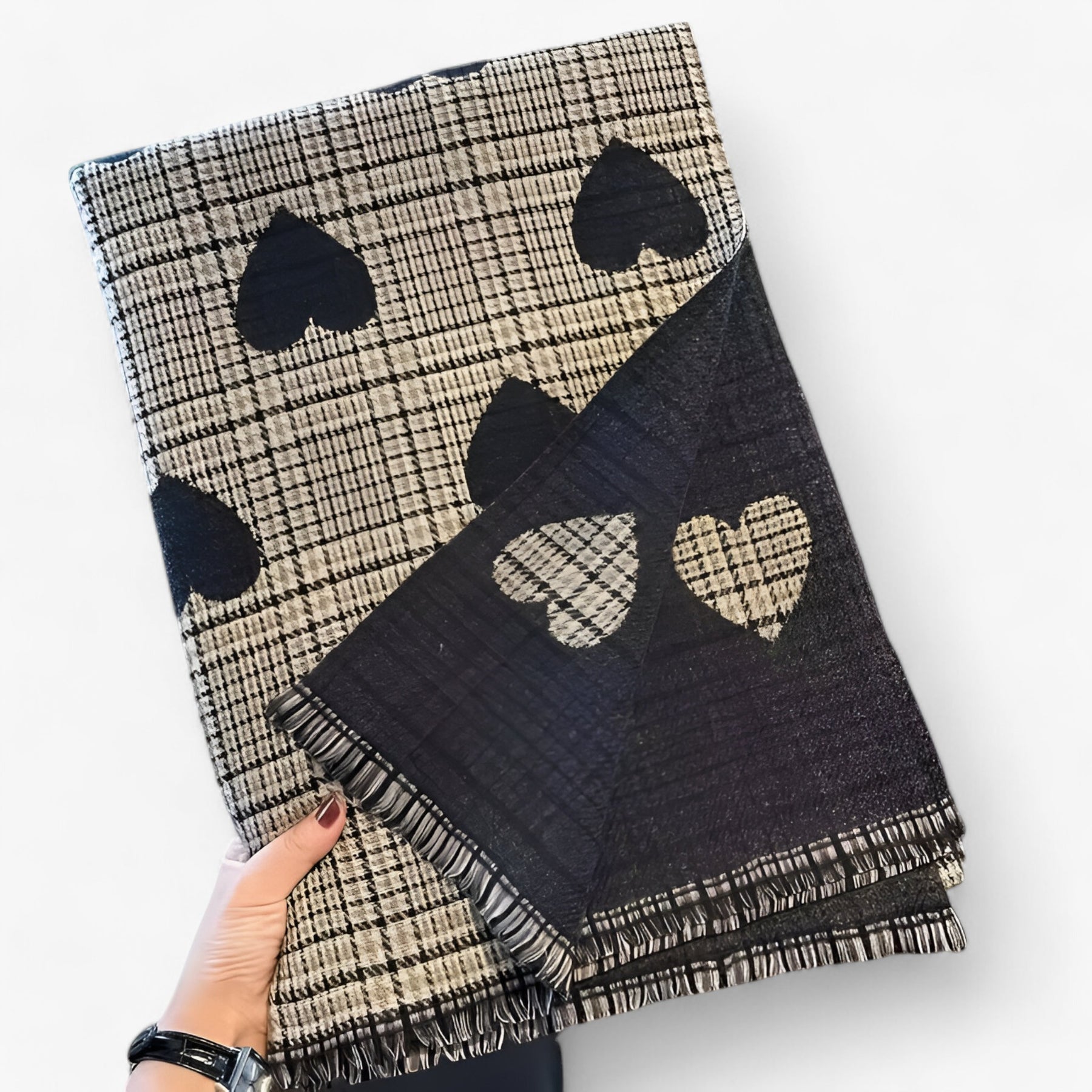 accessories : Amara | Dubbelzijdige Kasjmier Sjaal – Warme Luxe met Stijlvol Design in van Pantinoshop