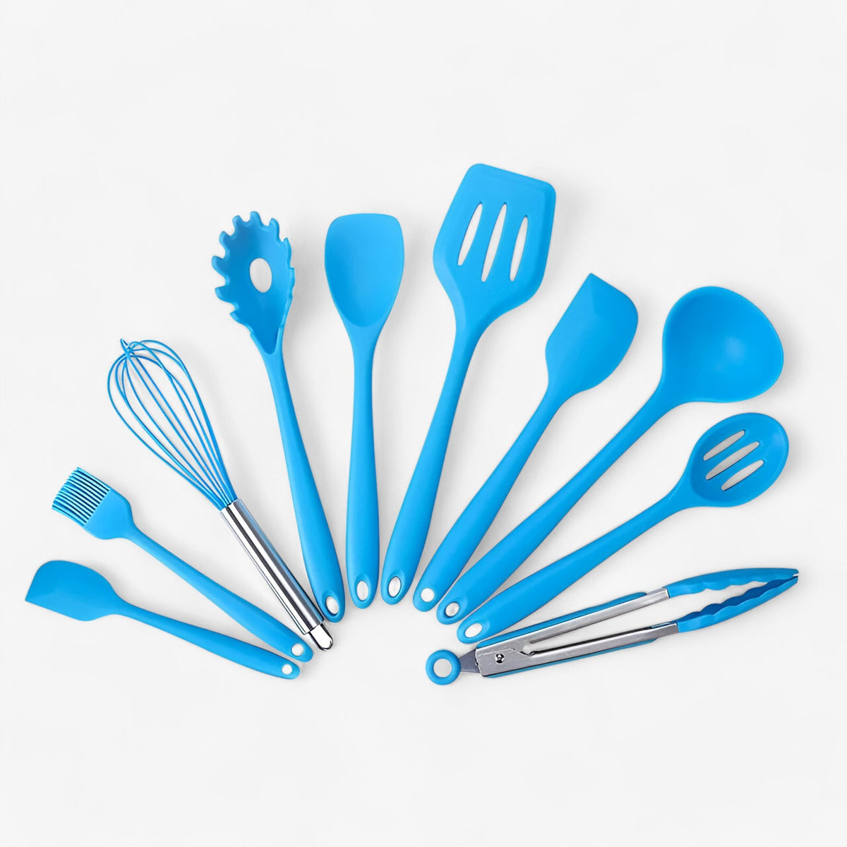 home & garden : Liza | Complete Silicone Keukenset voor Makkelijk Koken in Blauw van Pantino