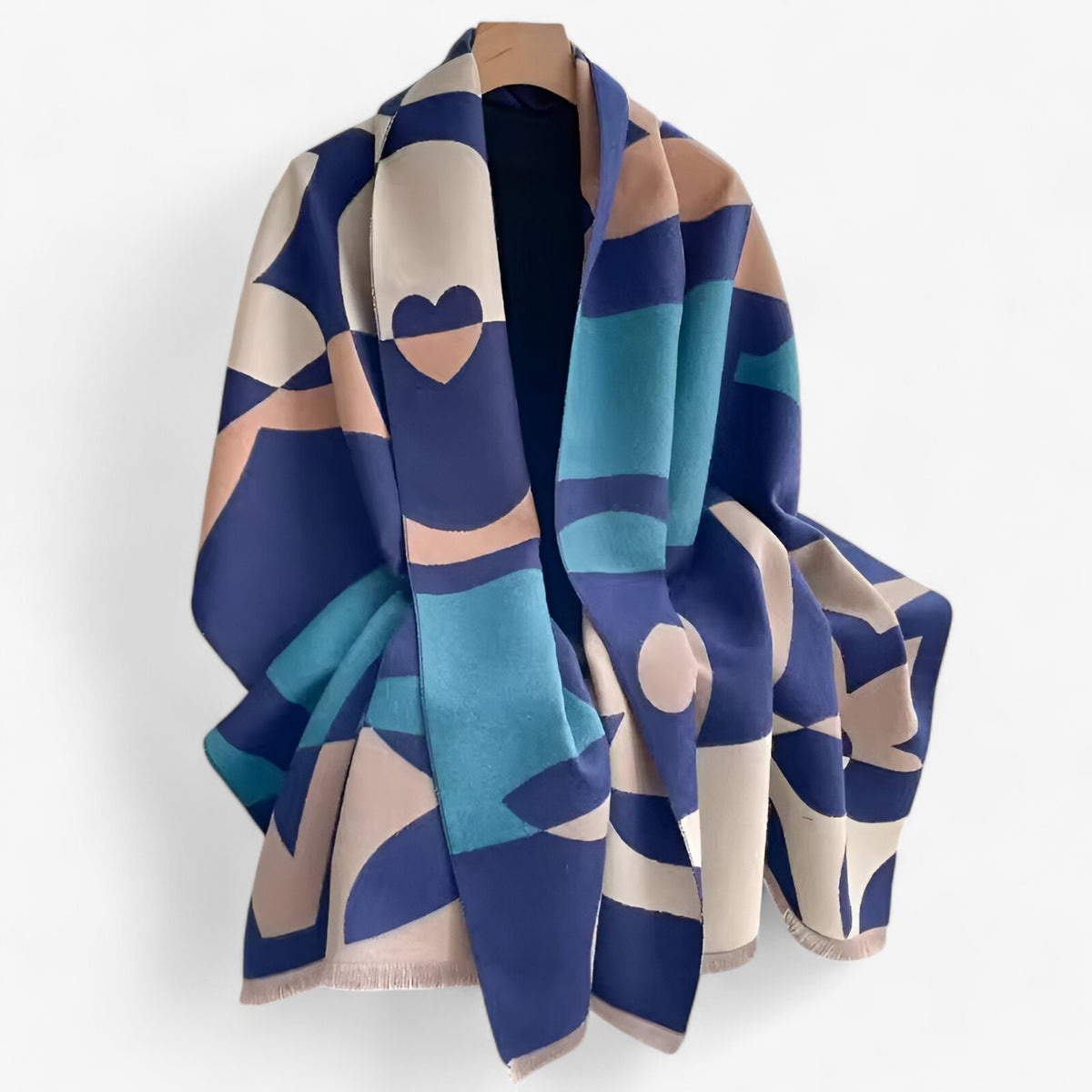accessories : Livia | Bloemige Pashmina Sjaal – Warme Elegantie voor Herfst en Winter in C2 180x65cm van Pantinoshop