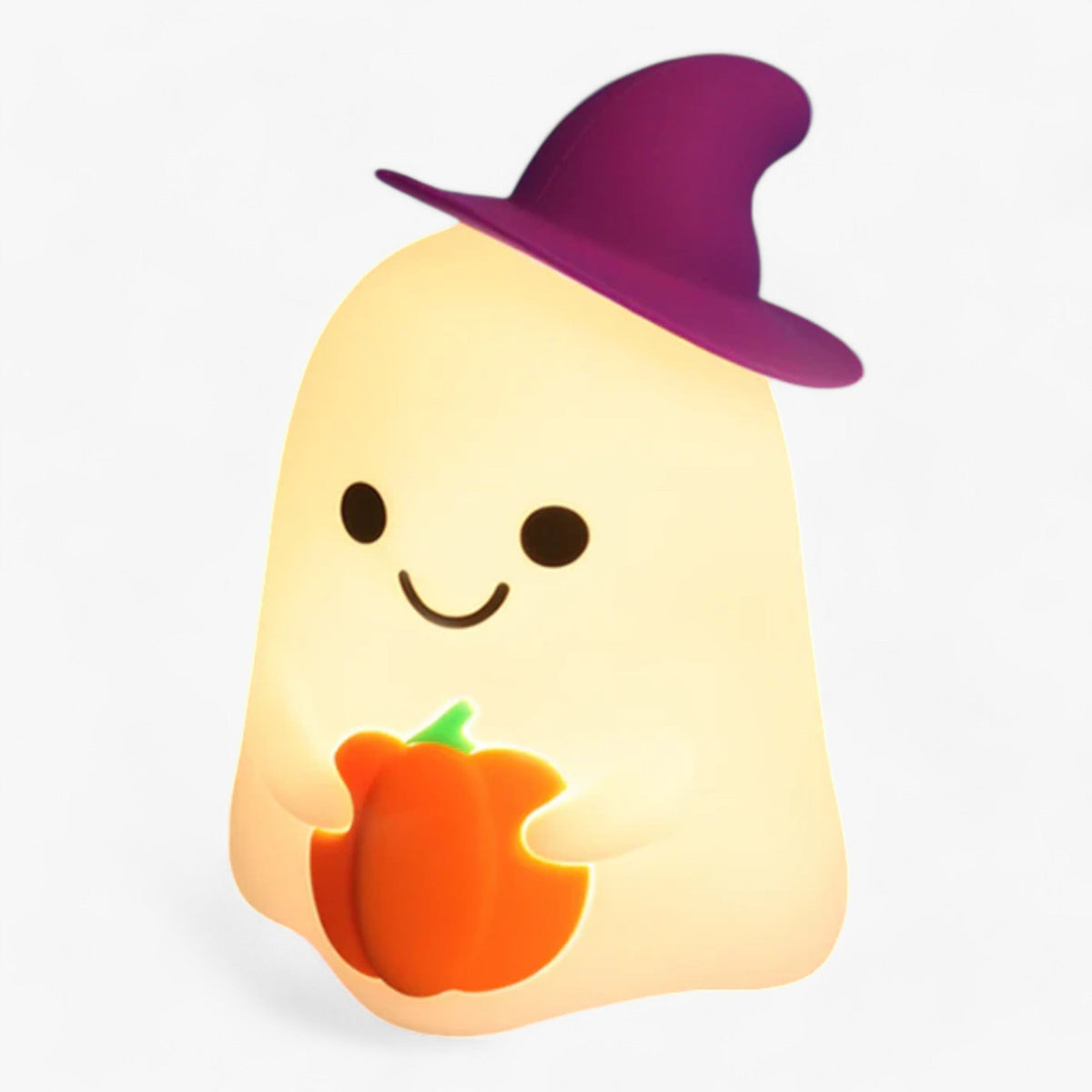 home & garden : Yenna | Geest en Pompoen Nachtlampje - Oplaadbare Decoratie voor Halloween Nachtkastje in Kleurrijk Spook van Pantinoshop