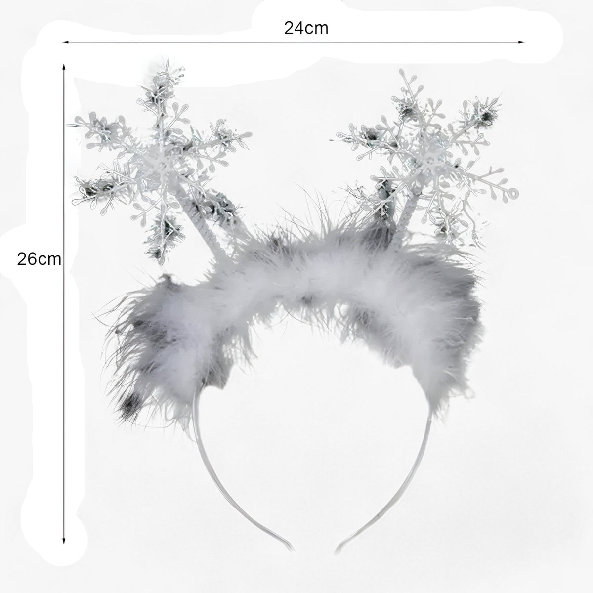 accessories : Fluff | Exquise en Schattige Feestaccessoire - Kerstmis Sneeuwvlok Haarband voor Meisjes in van Pantinoshop