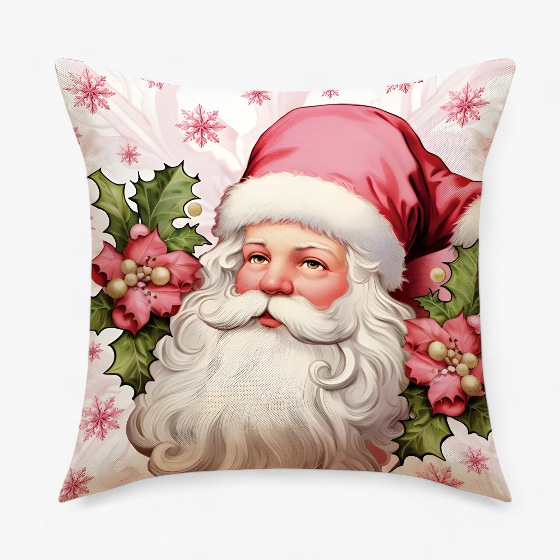 home & garden : Frosty | Housse de Coussin en Lin de Noël - Décor Festif et Confortable pour la Maison in 24 van Pantinoshop