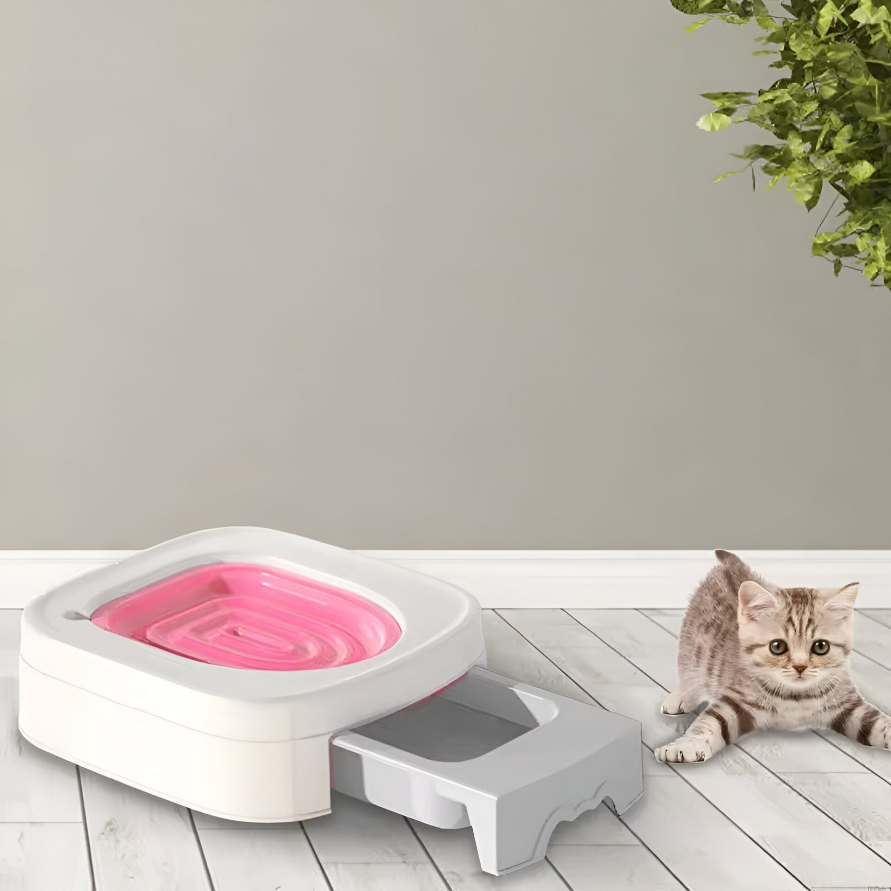 pets : Luna | Kat Toilettrainingsset in Roze van Pantinoshop