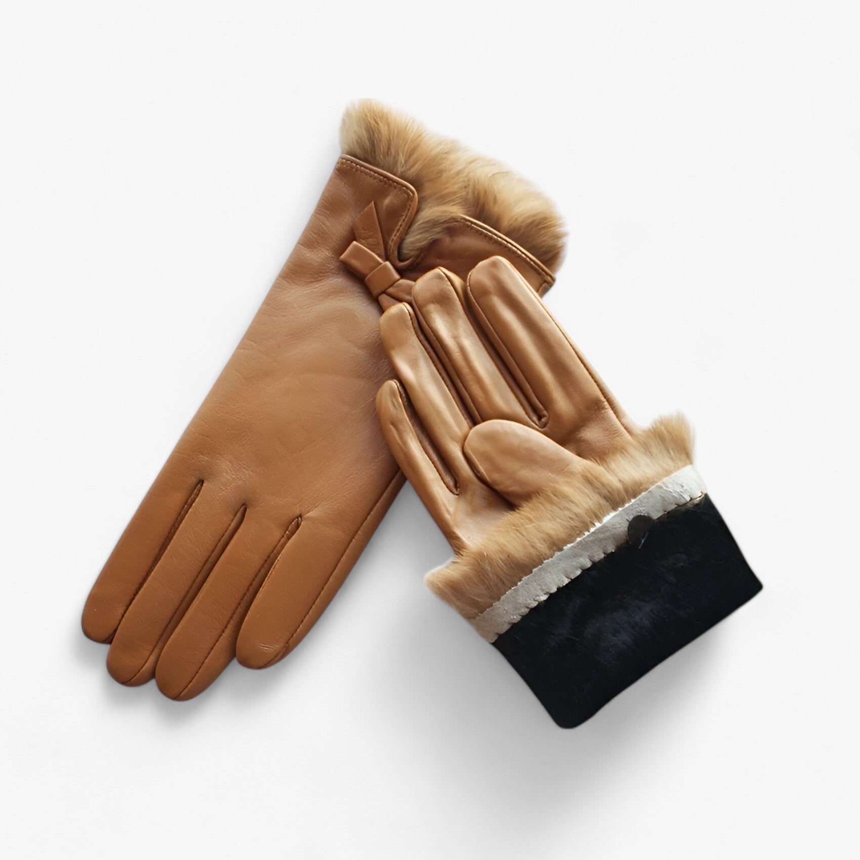 Iris | Warme leren handschoenen - Comfort en stijl - €25 : Iris | Warme leren handschoenen - Comfort en stijl in van Pantino