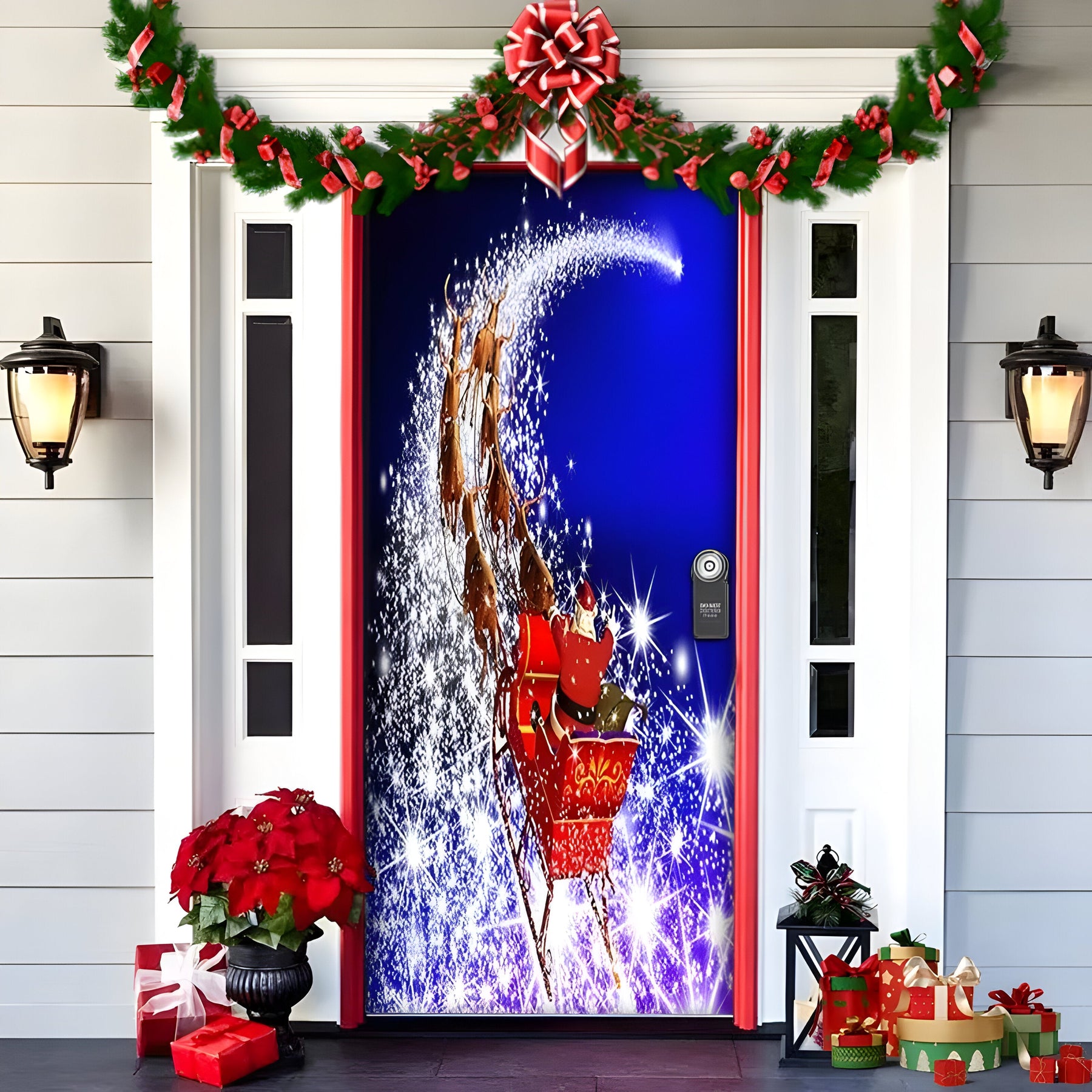 home & garden : HolidayCheer | Kerst Achtergrondbanner van Polyester - Creëer een Feestelijke Sfeer voor Uw Decoraties in Stijl-14 van Pantinoshop