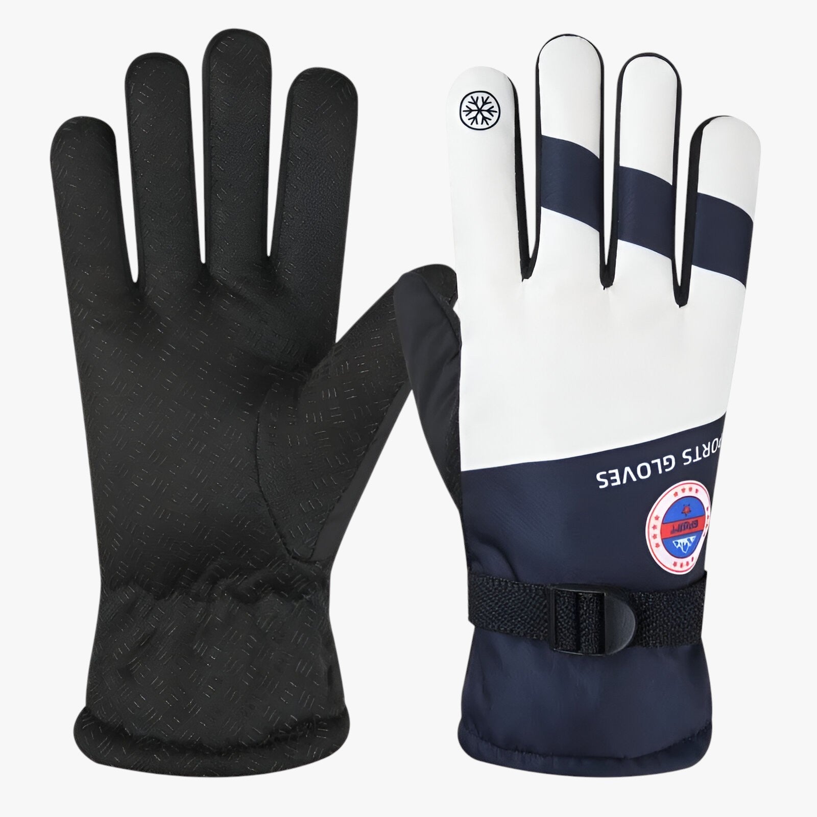 men's fashion : Drake | Warme Winterhandschoenen - Waterdicht en Antislip in Wit Één maat van Pantino