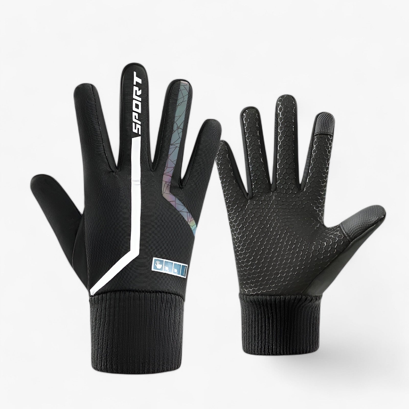 men's fashion : Von | Warme Winterhandschoenen - met Reflectie en Touchscreen in van Pantinoshop