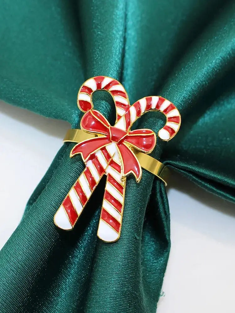 home & garden : Vakantie Elegantie | 6 Kerstservettenringen met Dennenappels - Perfect in B van Pantinoshop