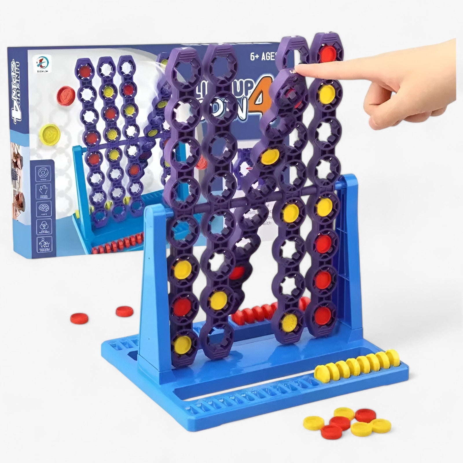 other : Draaiend Plezier | Connect 4 Spin Spel in van Pantinoshop