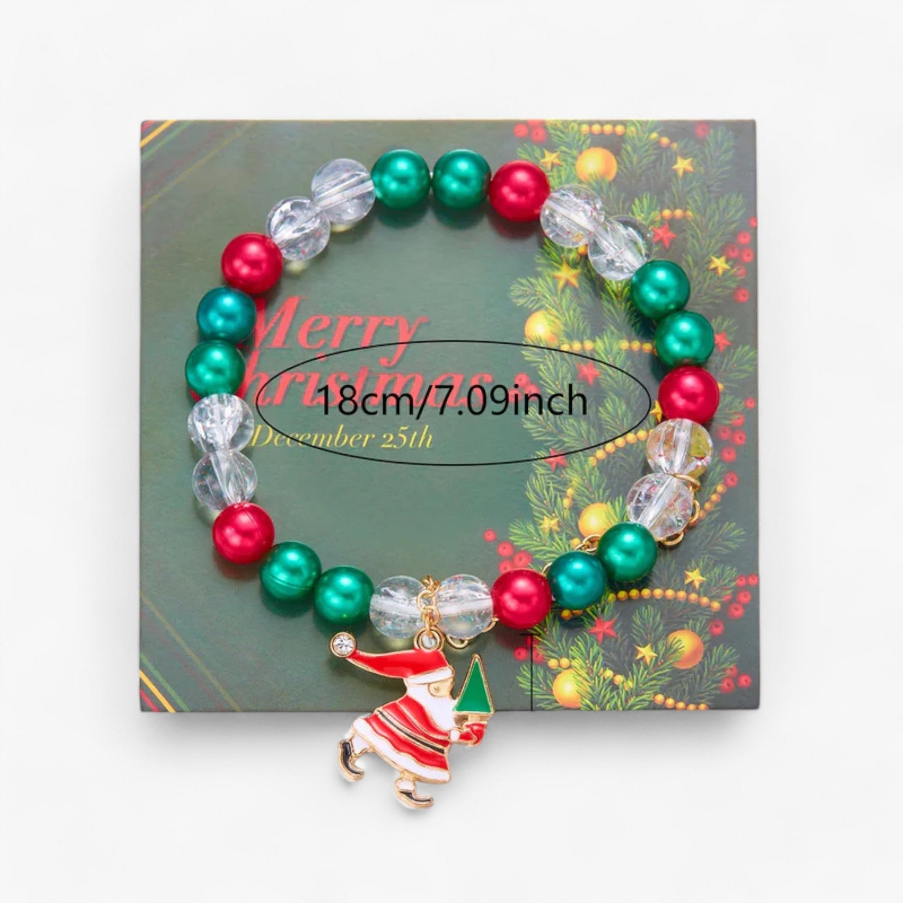 accessories : Feestelijke Sieraden | Armbanden van Rode en Groene Harsparels – Trendy Kerstaccessoires voor Mannen en Vrouwen in 4 van Pantinoshop