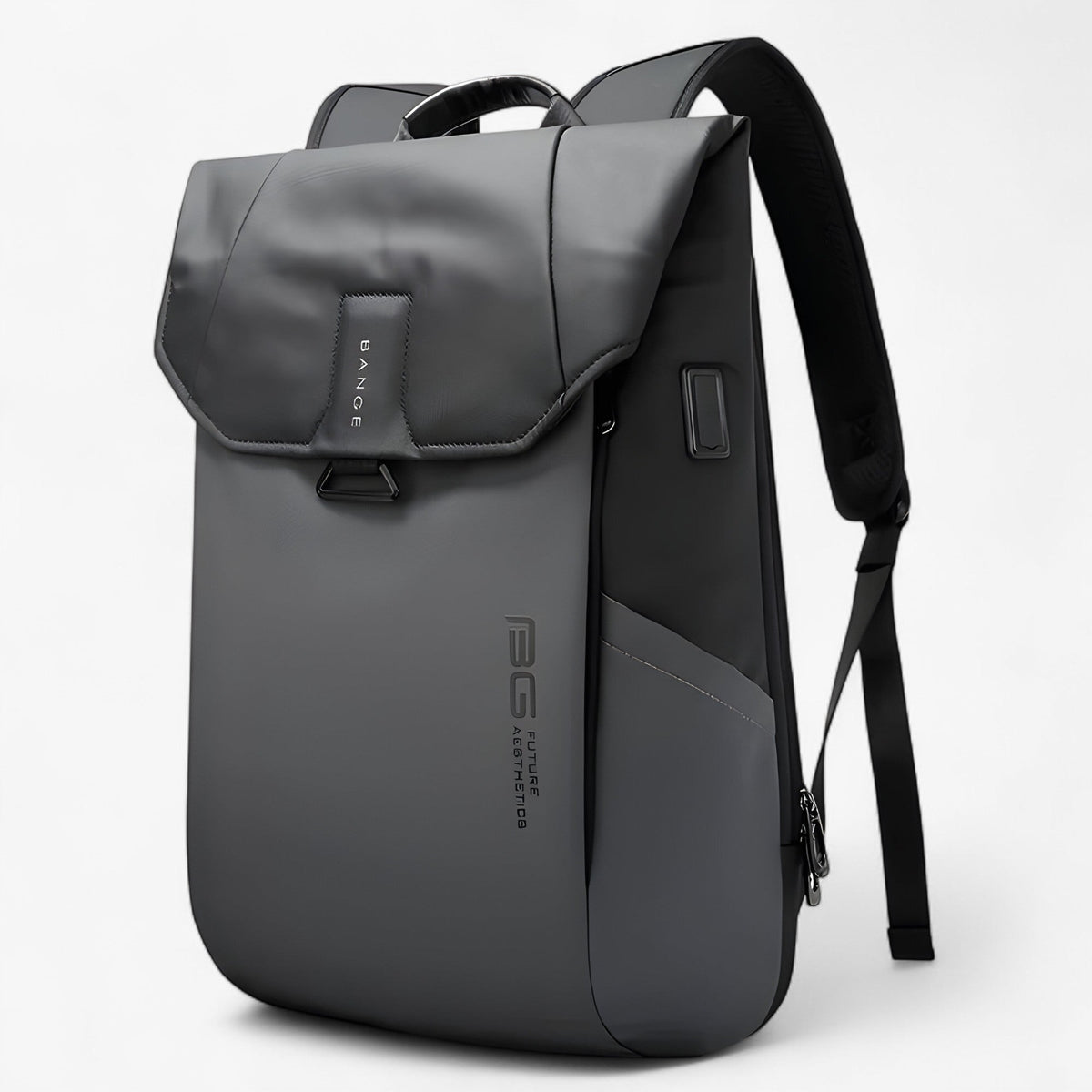 bags : Milo | Waterdichte diefstalbestendige rugzak voor mannen in Grijs van Pantinoshop
