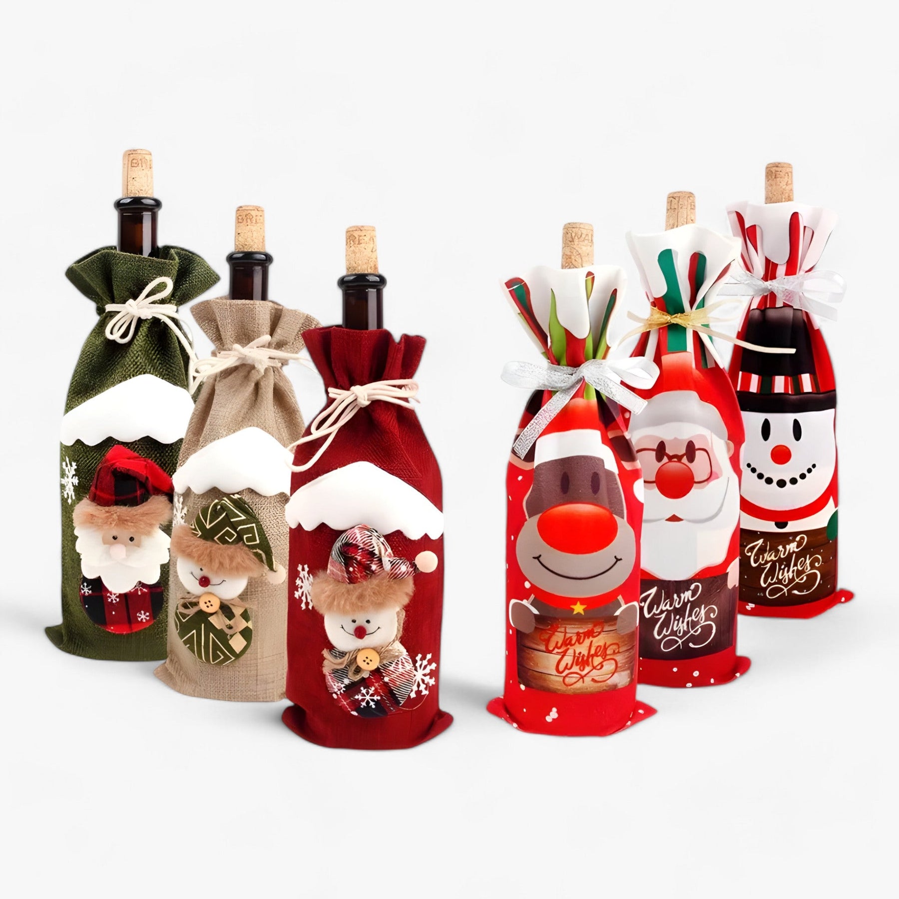 home & garden : FengRise Decoratie | Flessenhoes Kerstman - Kerstsocken Cadeaustandaard - Kerstservies - Nieuwjaarsgeschenk in van Pantinoshop