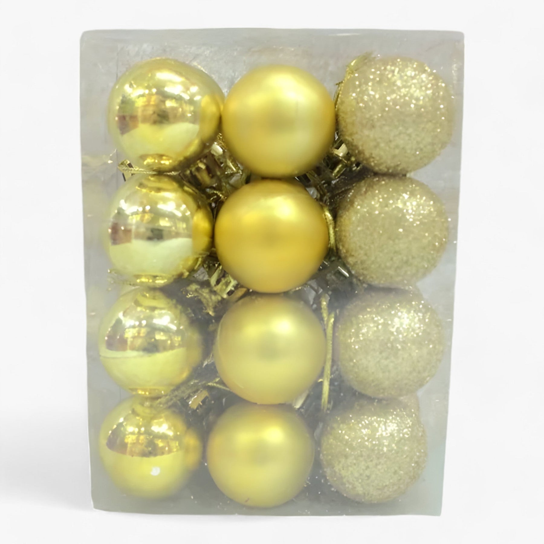 home & garden : Magic | Set van 24 Plastic Bollen - Gouden, Rode en Roze Decoraties voor in Goud van Pantinoshop