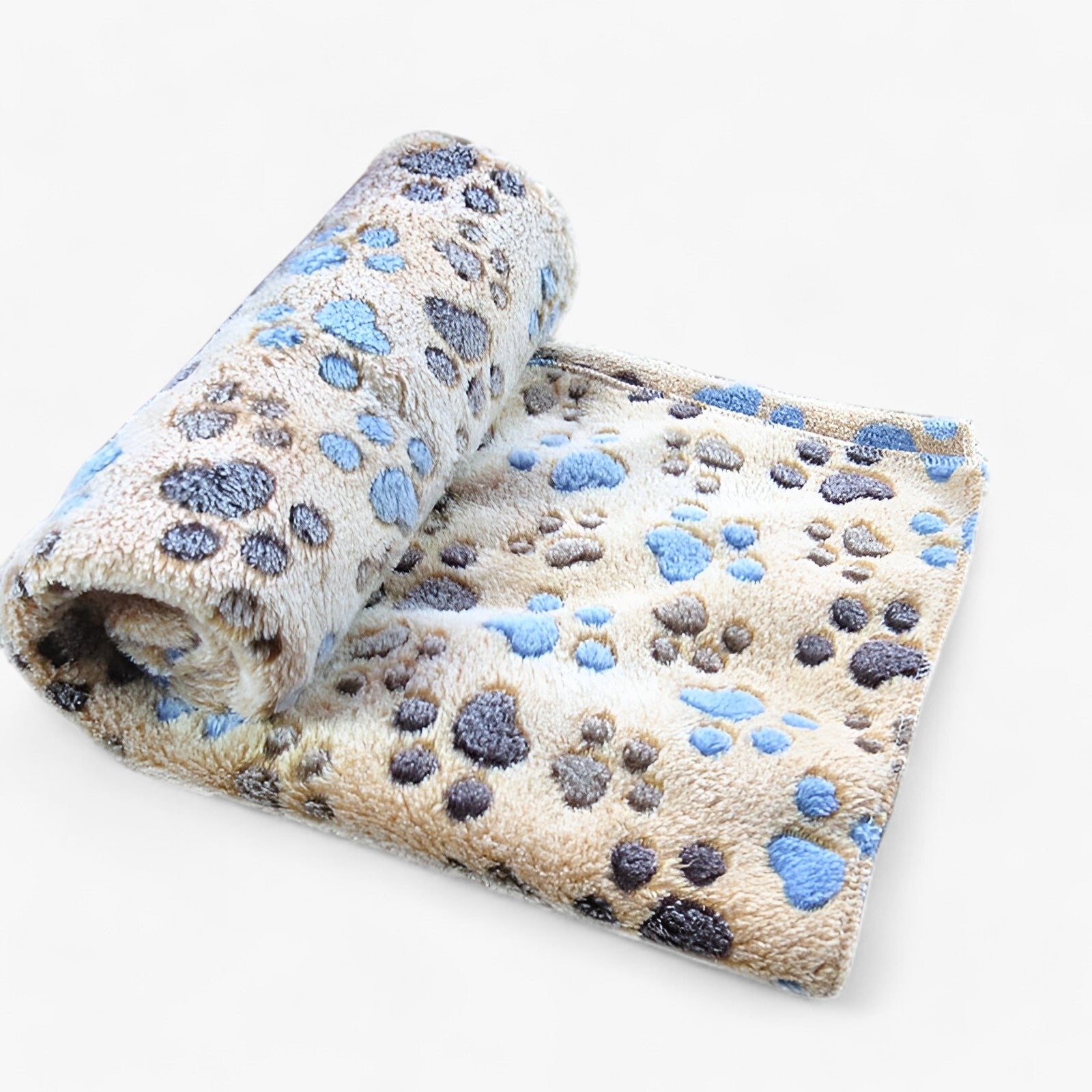 CozyPaw | Warme Fleecedeken voor Huisdieren - €25 : CozyPaw | Warme Fleecedeken voor Huisdieren in Lichtkoffie 60X40 cm van Pantino