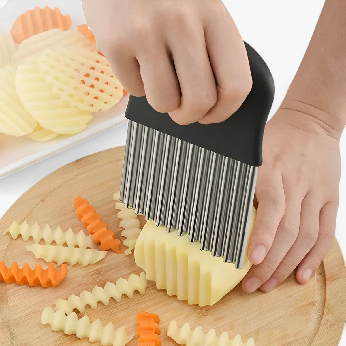 home & garden : ProCut | RVS Aardappelchips & Groente Snijder in van Pantinoshop