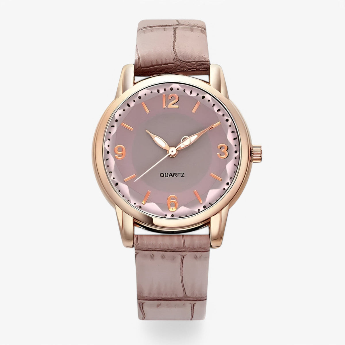 Beatrice | Elegant design luxe quartz dameshorloge- €25 : Beatrice | Elegant design luxe quartz dameshorloge in Lichtpaars van Pantinoshop