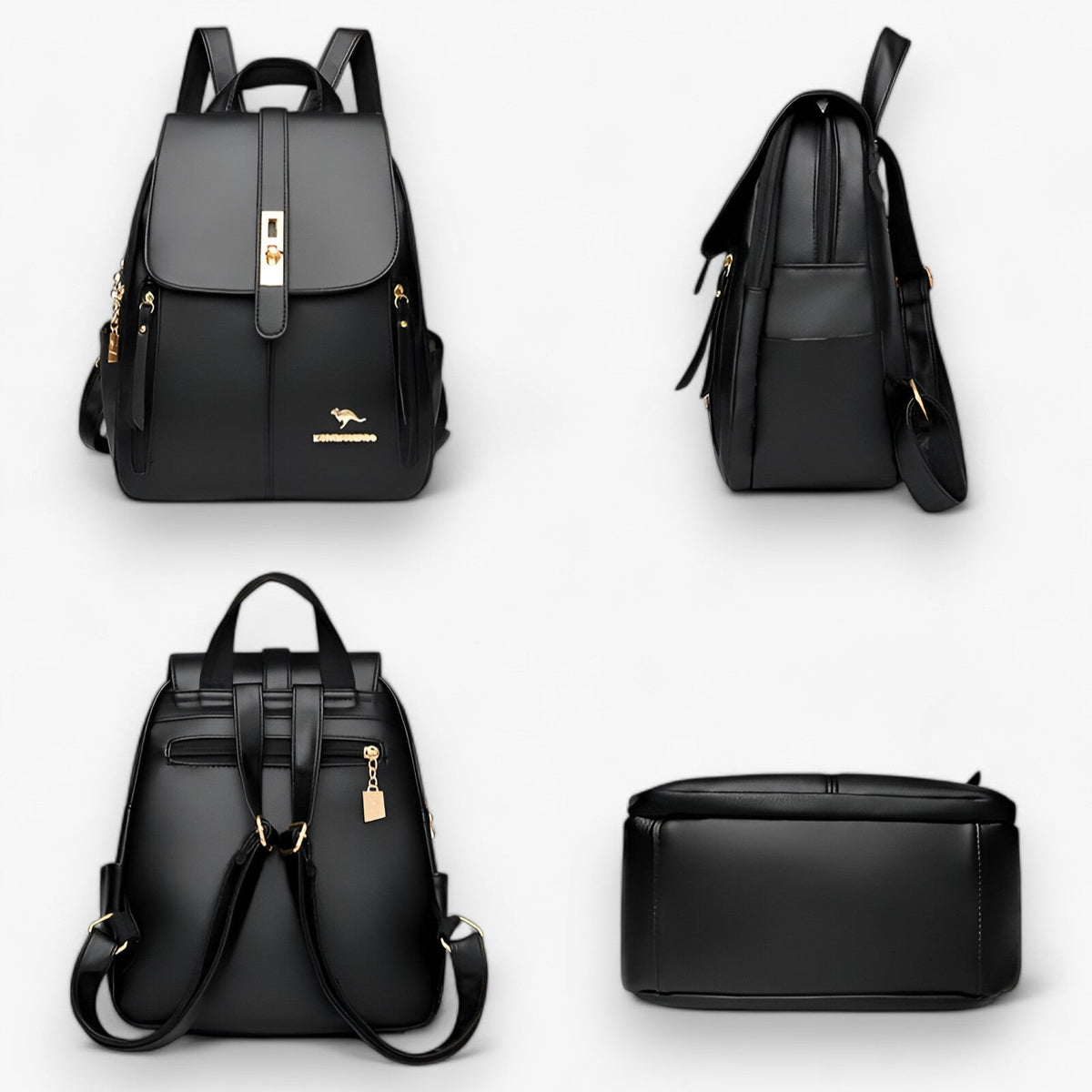 bags : Dana | Stijlvolle leren rugzak voor vrouwen - Perfect voor het dagelijks leven en reizen in van Pantinoshop