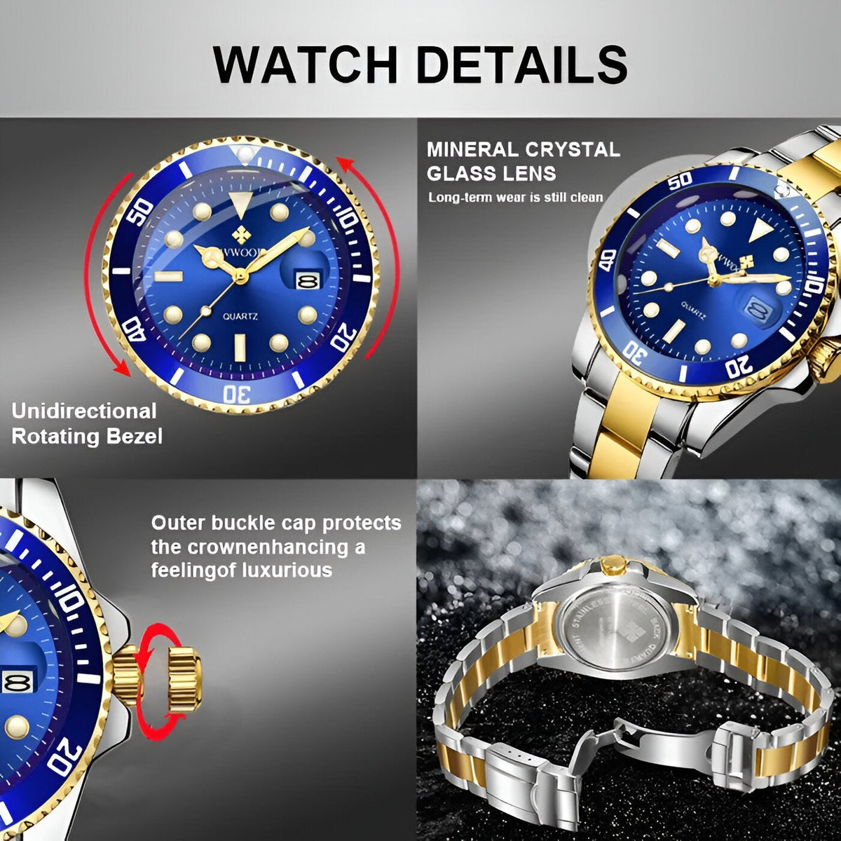 watches : Alfred | Luxe roestvrijstalen horloge in van Pantinoshop