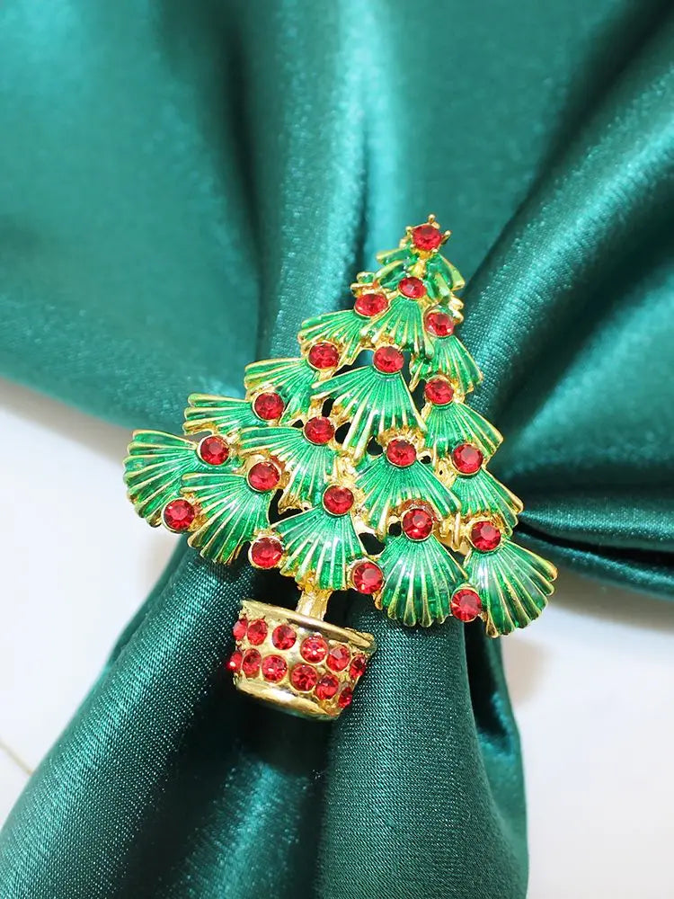 home & garden : Vakantie Elegantie | 6 Kerstservettenringen met Dennenappels - Perfect in F van Pantinoshop